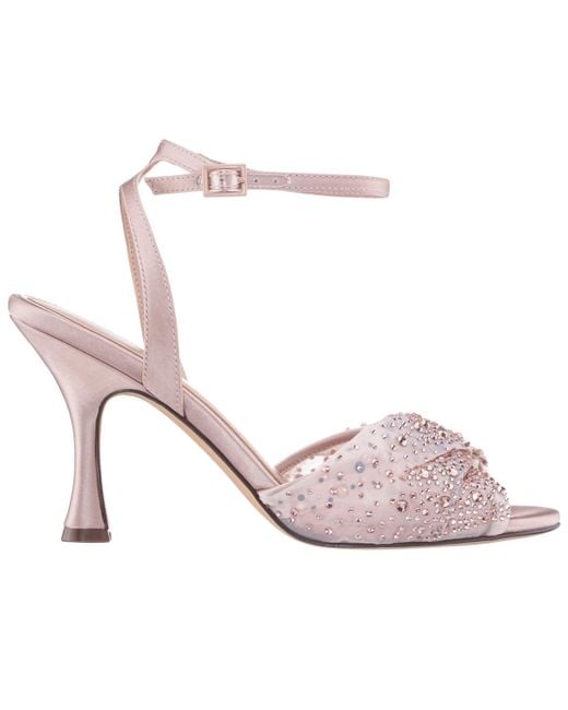 Nina Pink Vida Almond Toe Evening Sandals