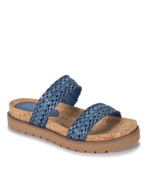 baretraps blue sandals