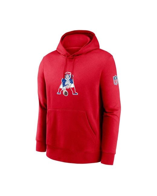 New England Patriots Nike Sideline Therma Hoodie - Mens