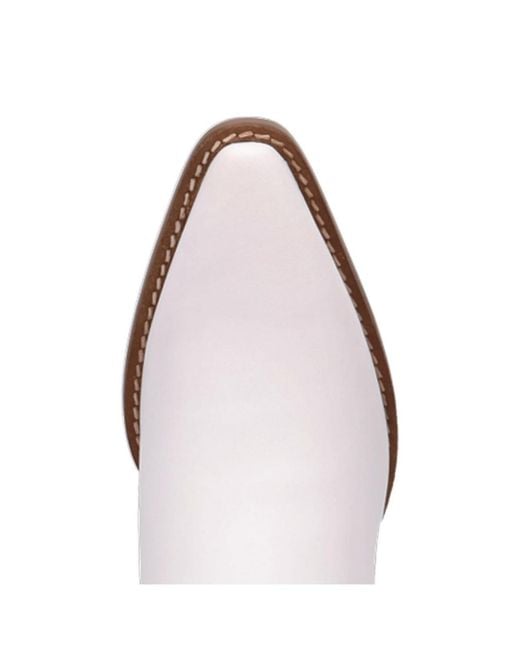 Dingo White Milano Leather Bootie