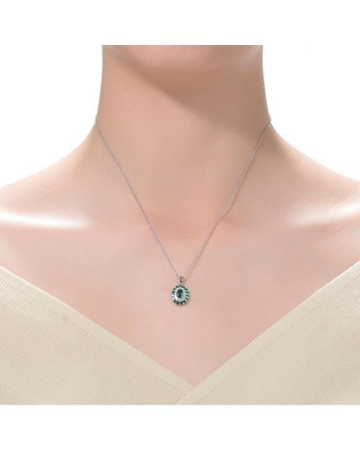 Genevive Jewelry Green Long Lasting Sterling Silver