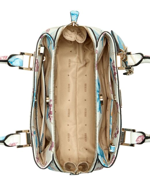Guess White Micaela Small Girlfriend Satchel