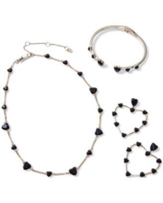 Karl Lagerfeld Black Karl Lagerfeld Heart Stone Collection