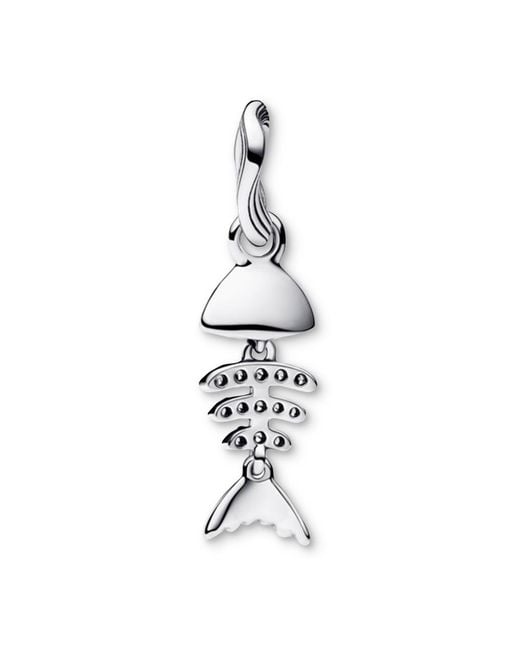 Pandora Blue Fishbone Dangle Charms