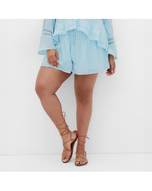 City Chic Blue Sara Short