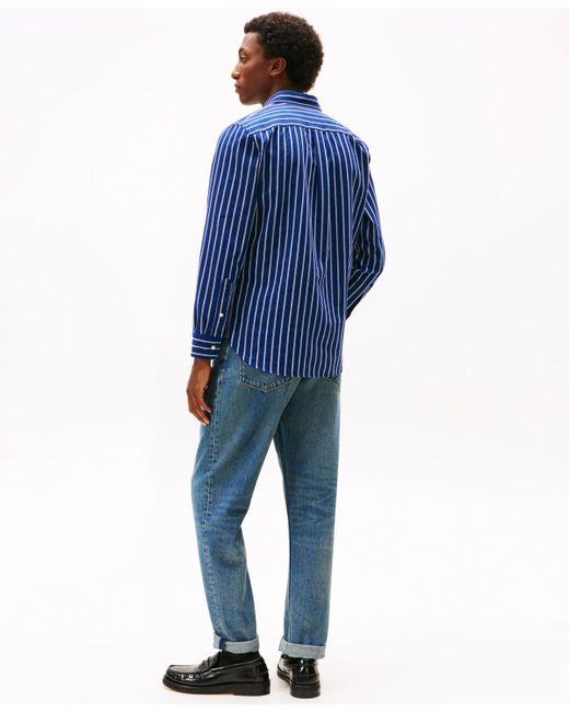 Tommy Hilfiger Blue Long Sleeve Oxford Regular Fit for men