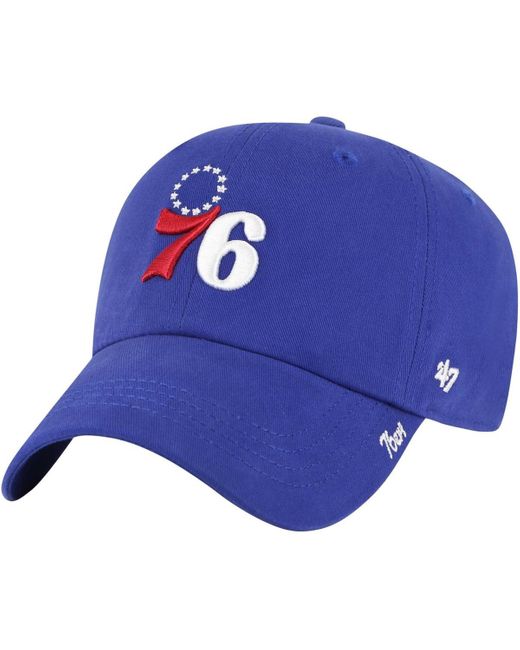 '47 Blue Philadelphia 76ers Miata Clean Up Adjustable Hat