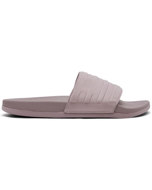 Adidas Gray Adilette Comfort Slide Sandals From Finish Line