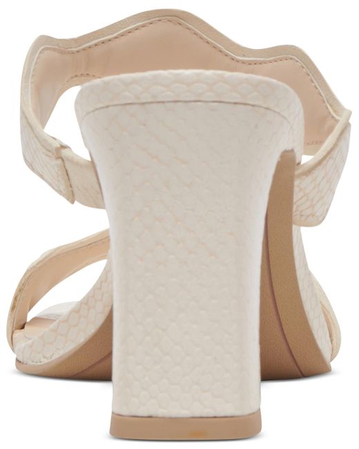 Dolce Vita Pink Ilva Wavy Banded High-heel Dress Sandals