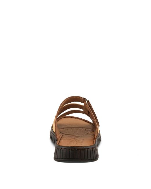 Spring Step Brown Olly Slides