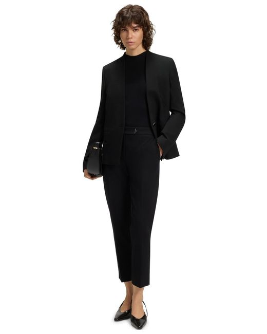 Boss Black Boss By Collarless Regular-fit Jacket