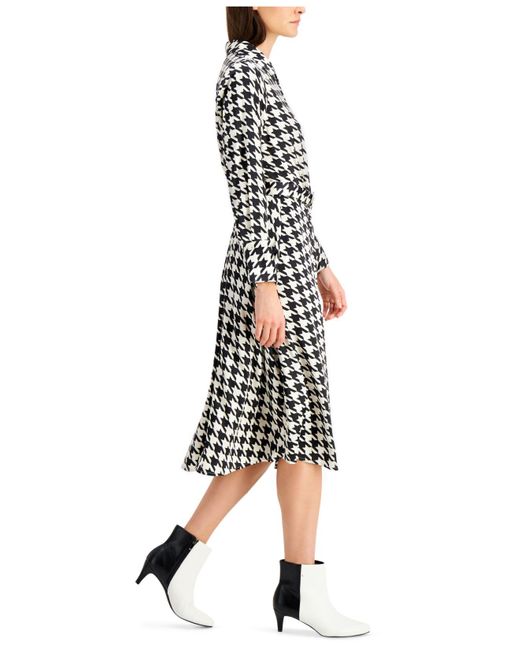 Alfani Synthetic Houndstooth Button 