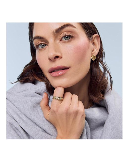 Ana Luisa Metallic Gold Band Ring