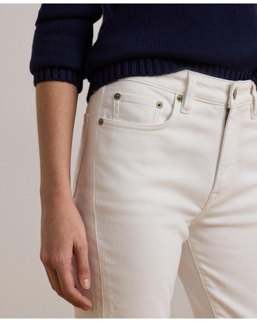 Ralph Lauren Blue High-rise Skinny Ankle Jeans