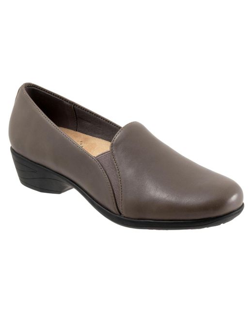 Trotters Gray Reagan Flat