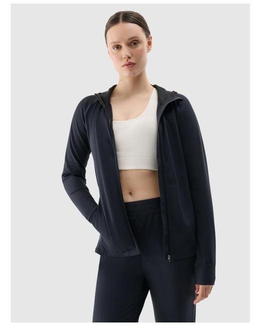 4F Blue Regular Quick-dry Training Sweatshirt