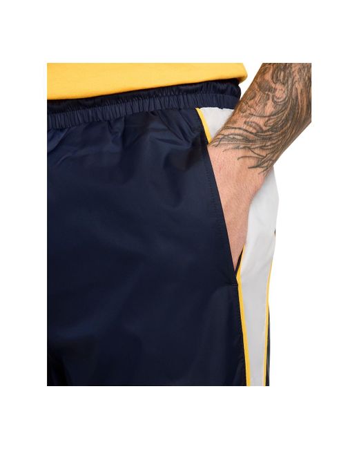 Nike Blue Club Drawstring Woven Side Stripe jogger Pants for men