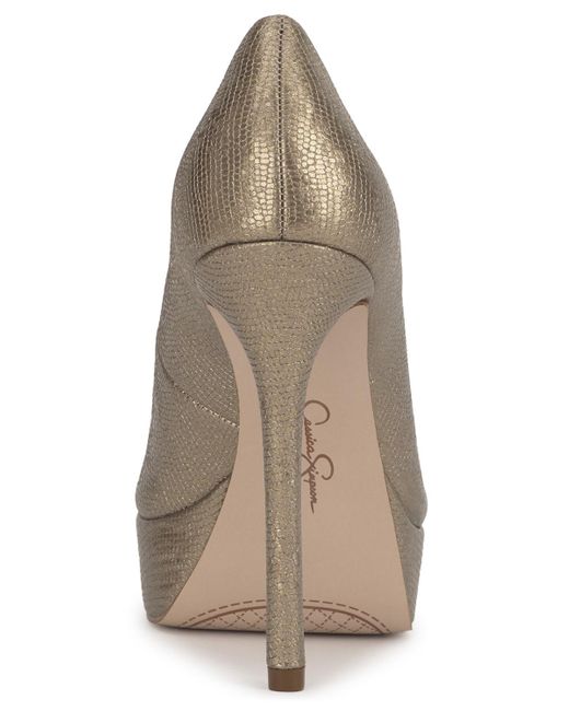 Jessica Simpson White Sinelia Platform Stiletto Pumps