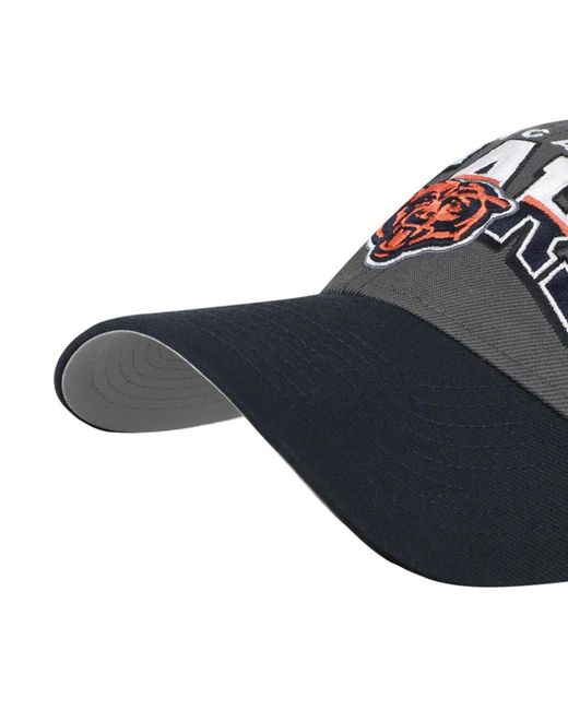 '47 Blue Chicago Bears Split Block Mvp Adjustable Hat for men