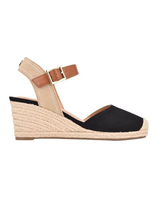 Tommy Hilfiger Blue Nilsa Classic Close Toe Wedge Sandal