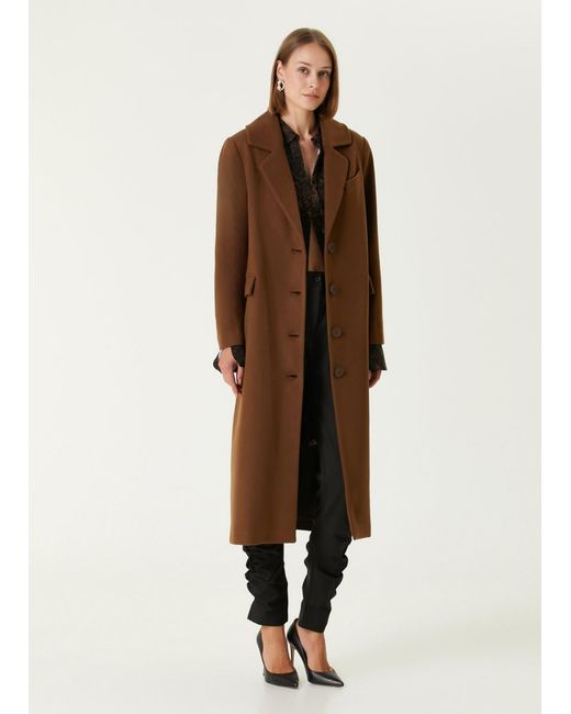 Pcfg Brown Wool Coat