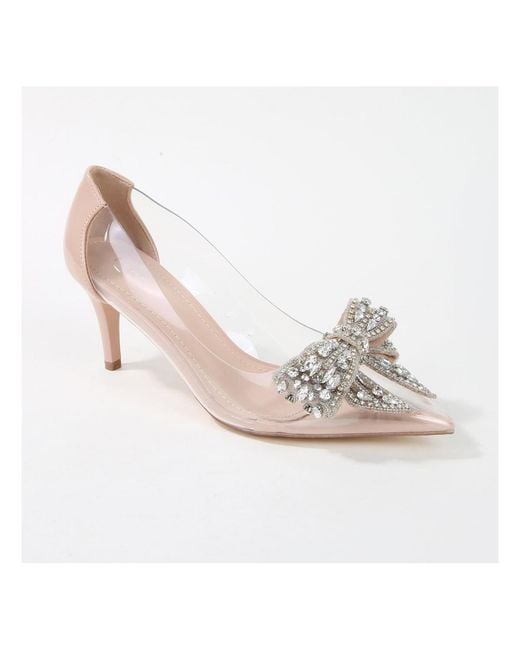 BERNESS White Nala Clear Vinyl Pump