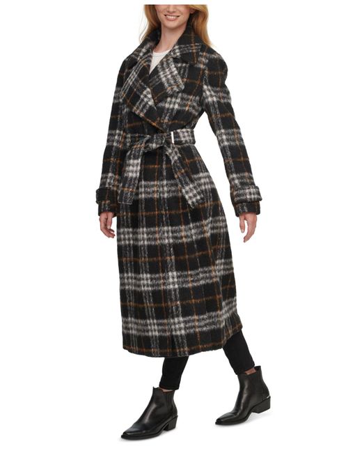 calvin klein wrap coat