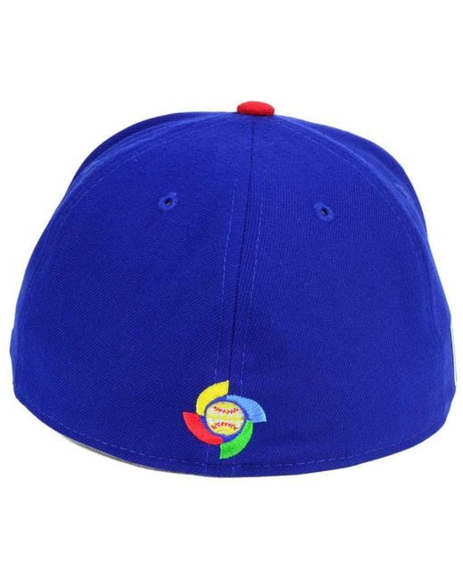 KTZ Synthetic Puerto Rico World Baseball Classic 59fifty Fitted Cap in