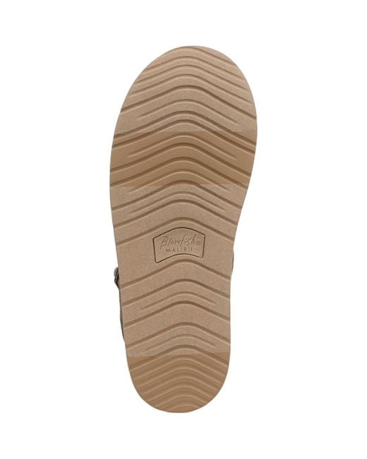 Blowfish Brown Mokolo Round Toe Pull On Platform Short Boots