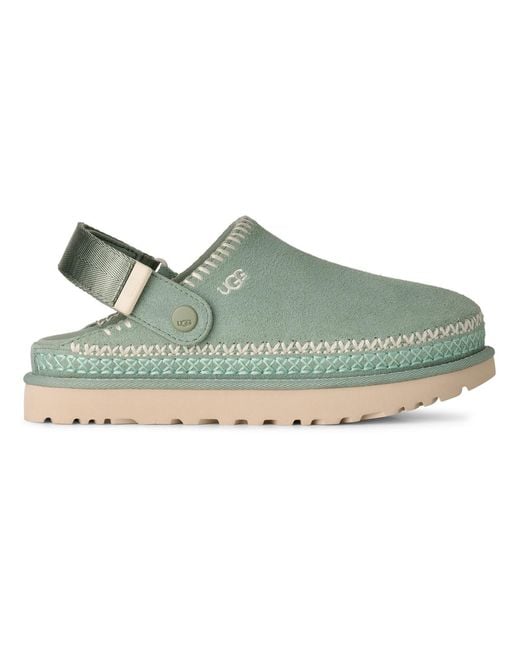 Ugg Green Goldenstar Adjustable Strap Meadow Accent Clog