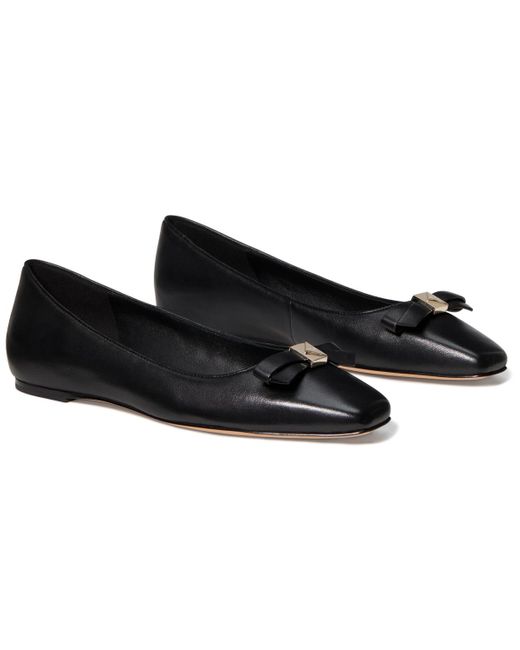 Kate Spade Black Deco Bow Flats