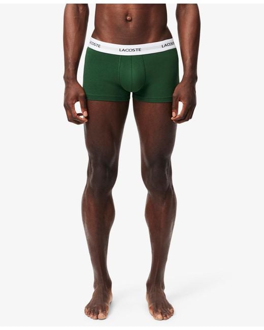 Lacoste Multicolor Stretch 3" 3-pack Trunks for men