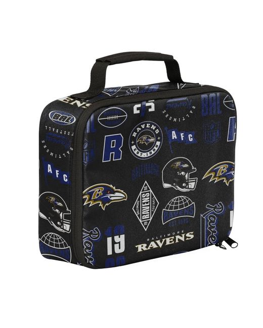 Outerstuff Black Baltimore Ravens Backpack And Lunchbox Set
