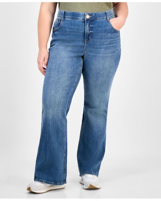 Democracy Blue Trendy Plus "ab"solution High-rise Flared Jeans