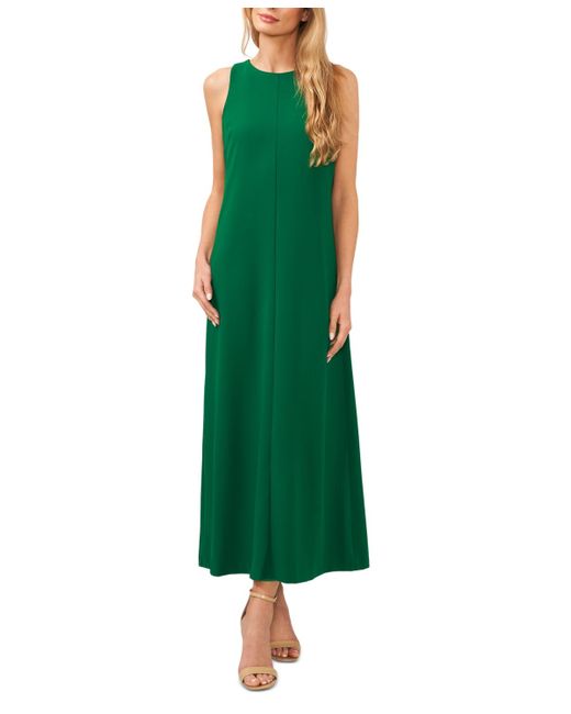 Cece Green Sleeveless Bow-back Maxi Dress