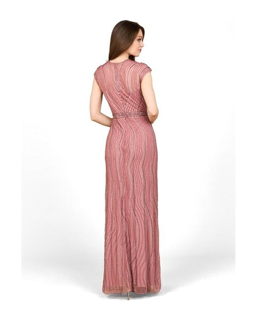 Lara Pink Cap Sleeve
