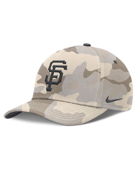 Nike Metallic San Francisco Giants Camo Pack Rise Adjustable Hat for men