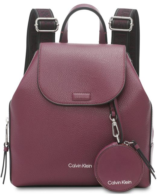 Calvin Klein Millie Backpack in Purple Lyst