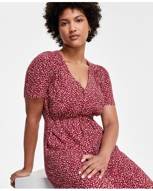 sarina short sleeve midi dress Levi's Women's Sarina Short-Sleeve Midi Dress