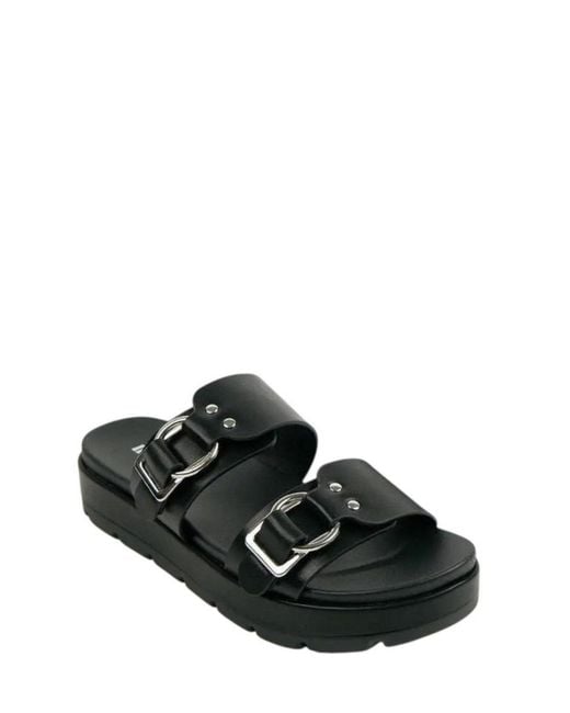 Therapy Australia Black Open Round Toe Sandal