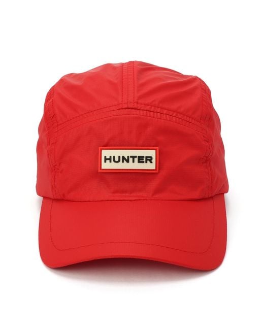 Hunter Red Ripstop Baseball Hat