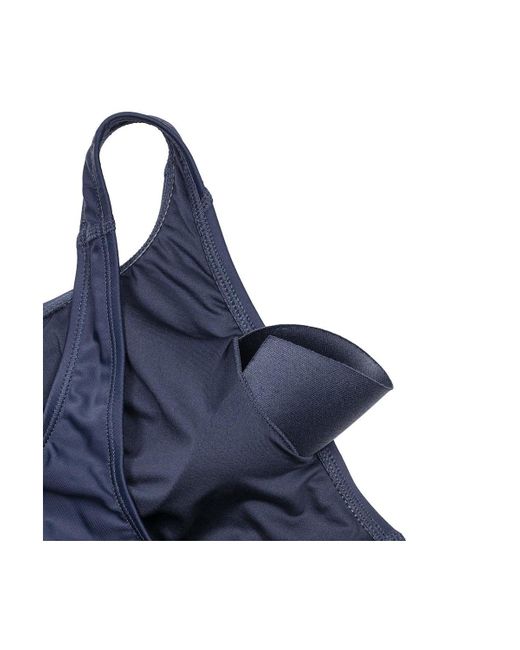 Calypsa Blue Plus Size Maya Tankini Swim Top With Removable Cups