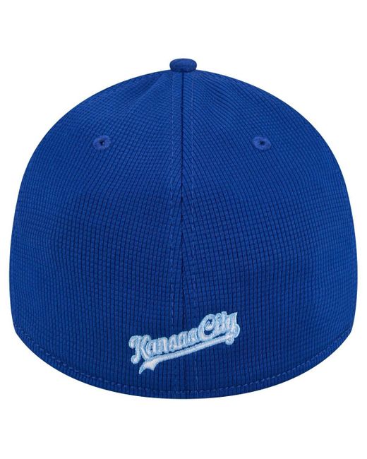 KTZ Blue Kansas City S Active Pivot 39thirty Flex Hat for men