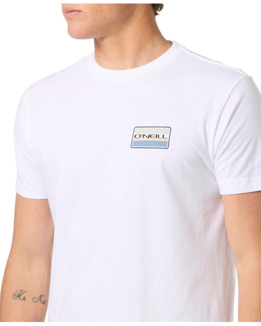 O'neill Sportswear White Banner T-shirt for men