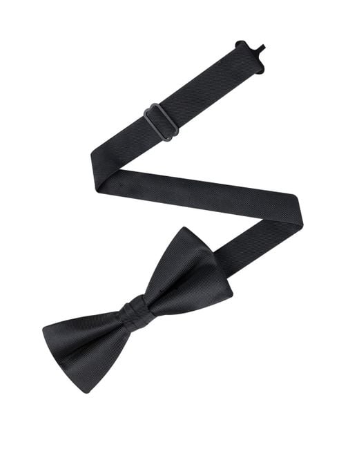 Calvin Klein Blue Boys Unison Solid Pre-tied Bow Tie for men