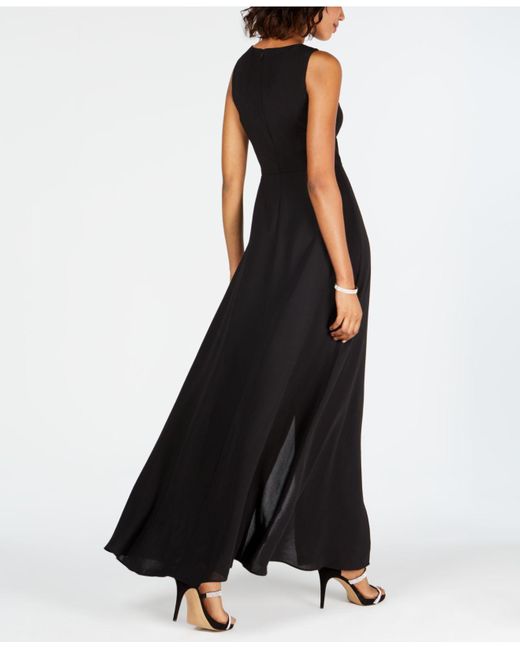 adrianna papell colorblock jumpsuit