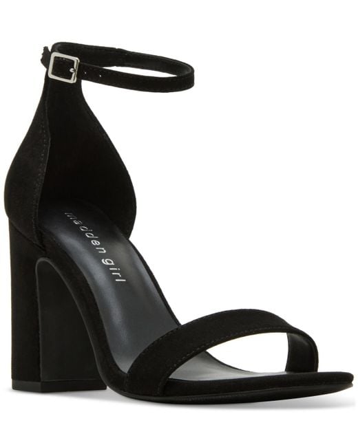 Madden Girl Sasha Two-piece Block-heel Dress Sandals in Black | Lyst Madden Girl Sasha Two-piece Block-heel Dress Sandals in Black | Lyst
