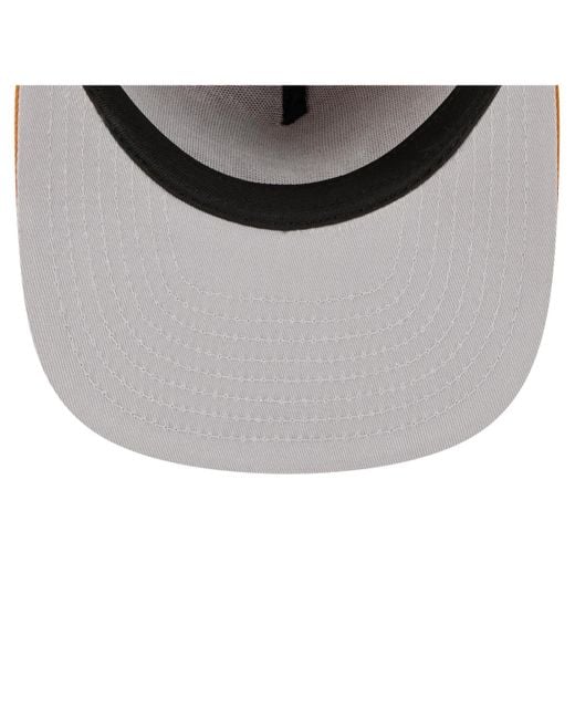 KTZ Orange Detroit Lions Color Pack A-frame 59fifty Fitted Hat for men