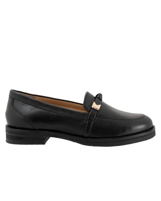 Trotters Black Femi Flat