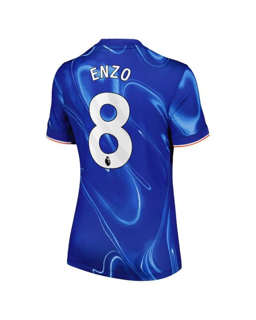 Nike Blue Enzo Fernandez Chelsea 2024/25 Home Replica Player Jersey